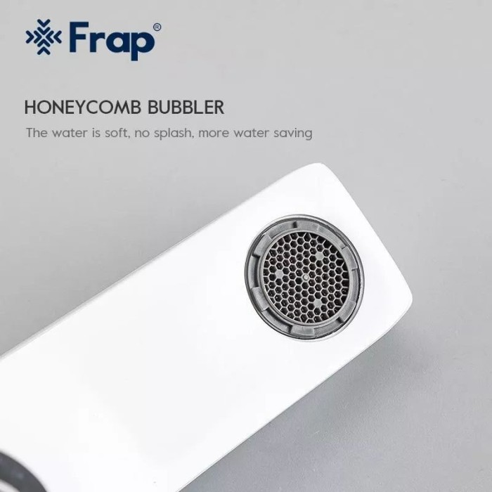 Змішувач для ванни Frap F3258, білий/хром Змішувач для ванни Frap F3258, білий/хром