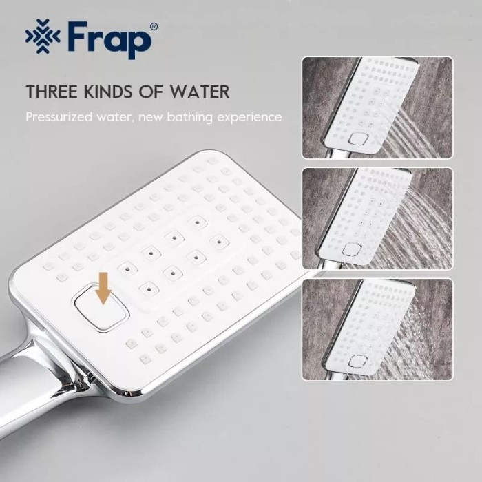 Змішувач для ванни Frap F3258, білий/хром Змішувач для ванни Frap F3258, білий/хром