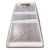 Бічна стінка до кабіни Koer SR SW04-90x200-TR-07 прозоре скло Easy Clean 10мм, графіт (KR5391)