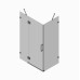 Бічна стінка до кабіни Koer SR SW04-90x200-TR-07 прозоре скло Easy Clean 10мм, графіт (KR5391)