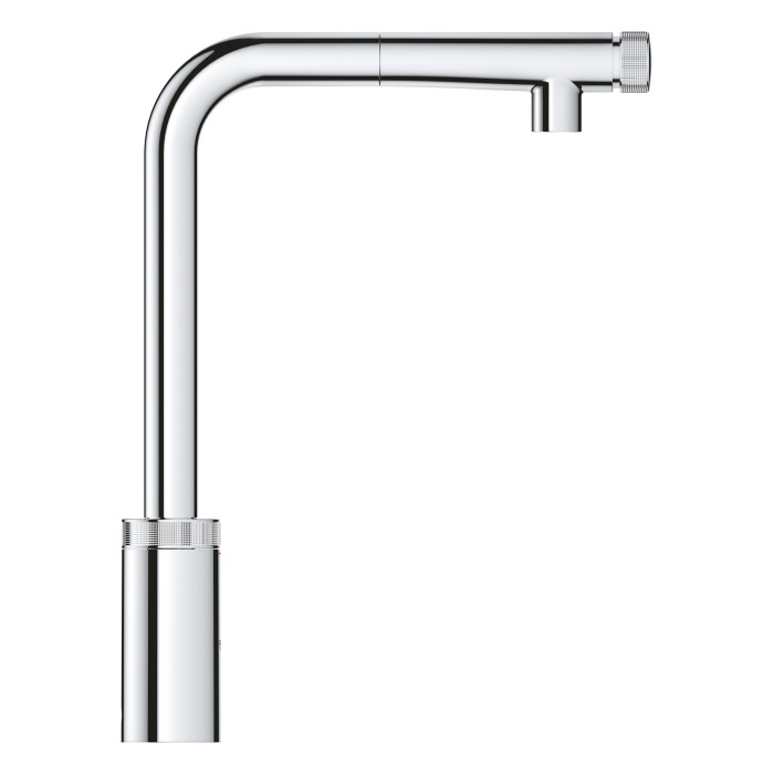Змішувач для кухні з висувним виливом Grohe Eurosmart New (31613000) Змішувач для кухні з висувним виливом Grohe Eurosmart New (31613000)