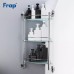 Скляна полиця кутова Frap F1907-3, 3-х ярусна, 290х290 мм