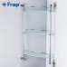 Скляна полиця кутова Frap F1907-3, 3-х ярусна, 290х290 мм