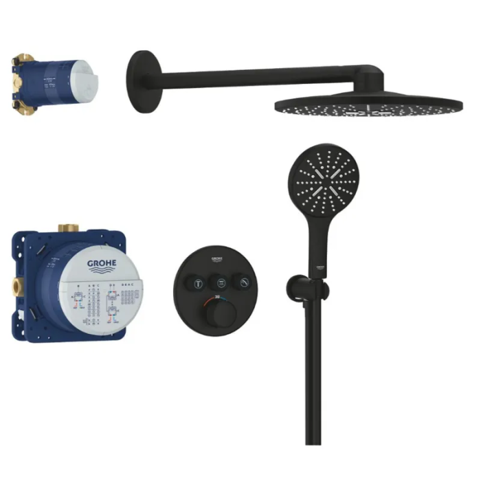 Душова система прихованого монтажу Grohe Grohtherm SmartControl з Rainshower SmartActive 310 (34863KF0) Душова система прихованого монтажу Grohe Grohtherm SmartControl з Rainshower SmartActive 310 (34863KF0)