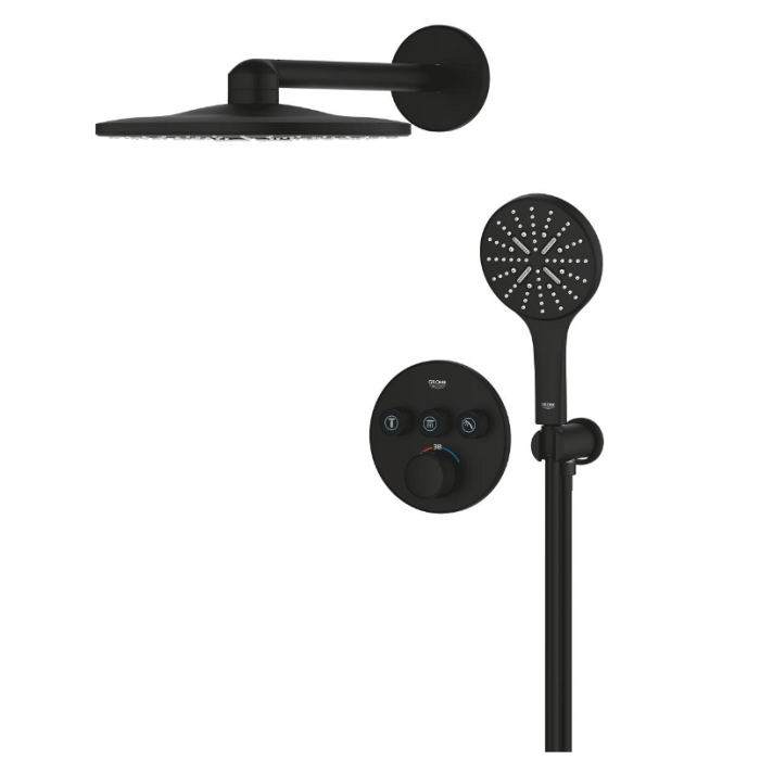 Душова система прихованого монтажу Grohe Grohtherm SmartControl з Rainshower SmartActive 310 (34863KF0) Душова система прихованого монтажу Grohe Grohtherm SmartControl з Rainshower SmartActive 310 (34863KF0)