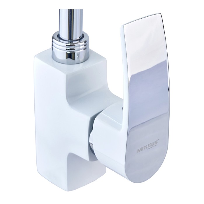 Змішувач для кухні Mixxus Magnum 011 (Nut) White-Chrome Refl (MI6205) Змішувач для кухні Mixxus Magnum 011 (Nut) White-Chrome Refl (MI6205)