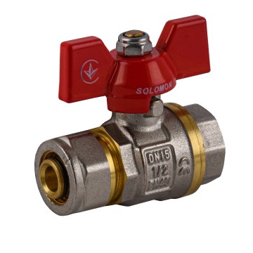 Кран кульовий SOLOMON 16х1/2″ 1184 внутр. різьба