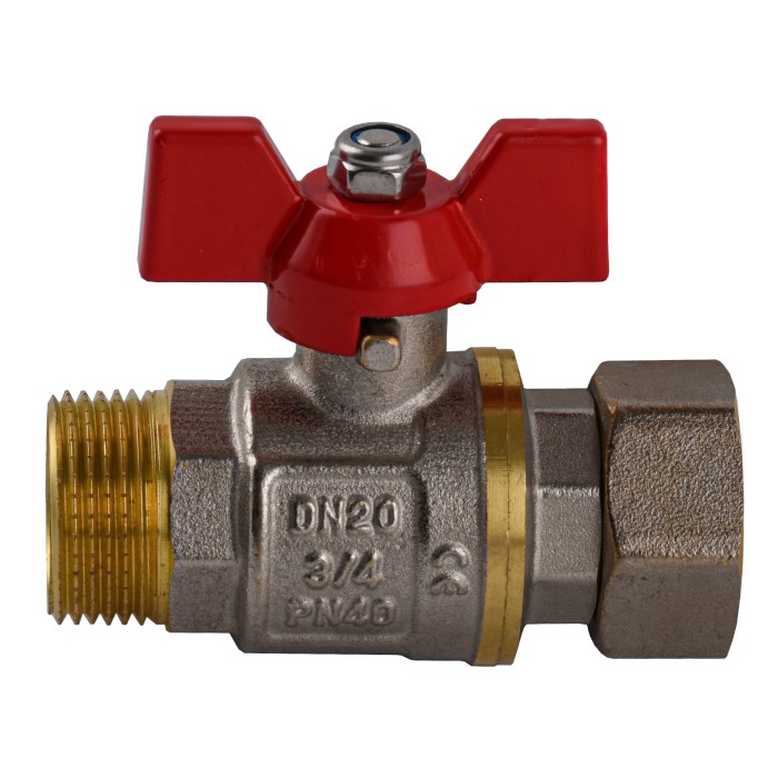 Кран кульовий прямий з накидною гайкою SOLOMON 3/4″ ЗВ PN40 (V5003-S) Кран кульовий прямий з накидною гайкою SOLOMON 3/4″ ЗВ PN40 (V5003-S)