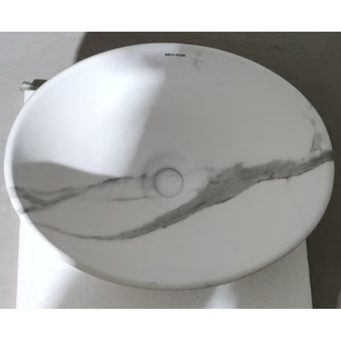 Раковина накладна MIXXUS PREMIUM ELLIPSE-0108 MARBLE 400х330х145mm (MP6526) Раковина накладна MIXXUS PREMIUM ELLIPSE-0108 MARBLE 400х330х145mm (MP6526)